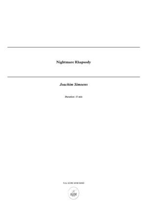 2026001.01 - Full score - Nightmare Rhapsody_1 Nightmare Rhapsody